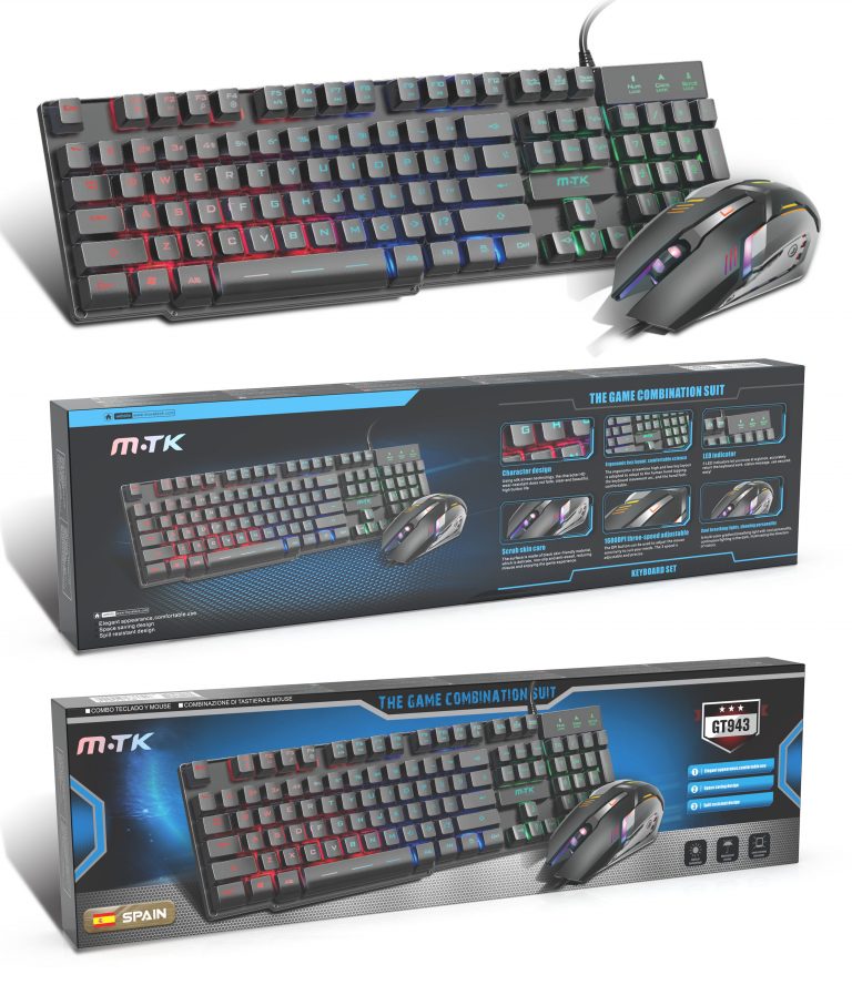 teclado e rato gaming